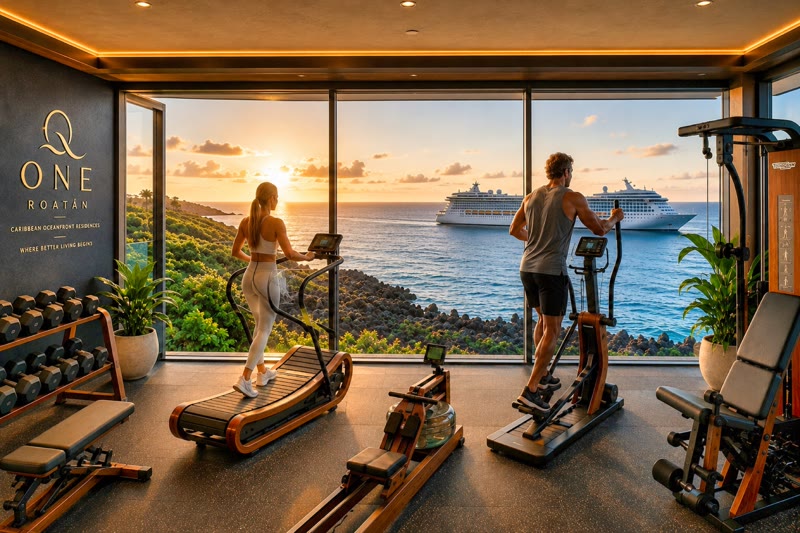 The on-site gym